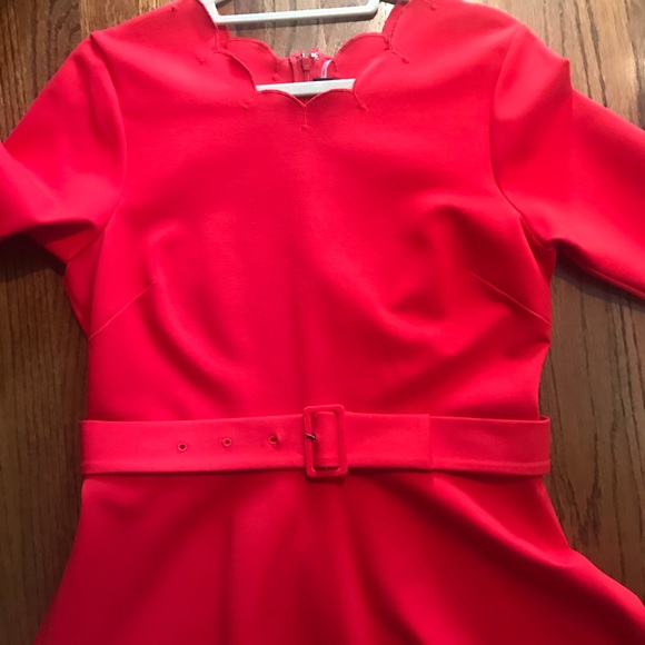Teri Jon Red A-line Dress - Picture 7 of 7